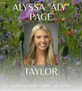Aly Taylor’s West Monroe, Louisiana Death, Obituary